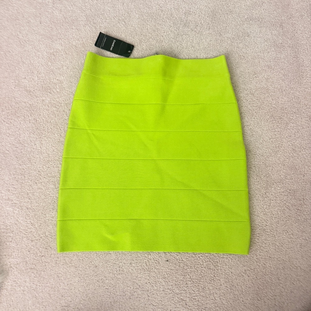 Bebe Neon Bandage Skirt NWT